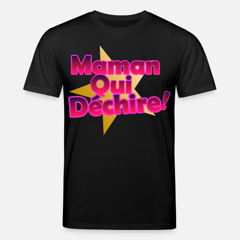 Maman Qui Déchire - T-shirt bio CREATOR Stanley/Stella Unisexe - noir