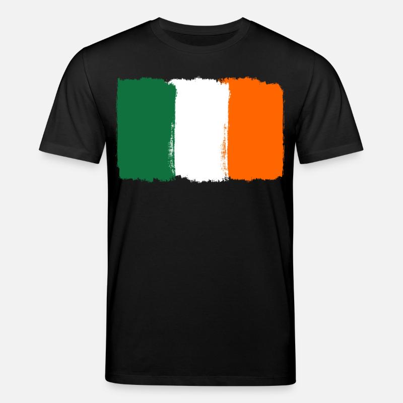 Drapeau de l’Irlande utilisé look - T-shirt bio CREATOR Stanley/Stella Unisexe - noir