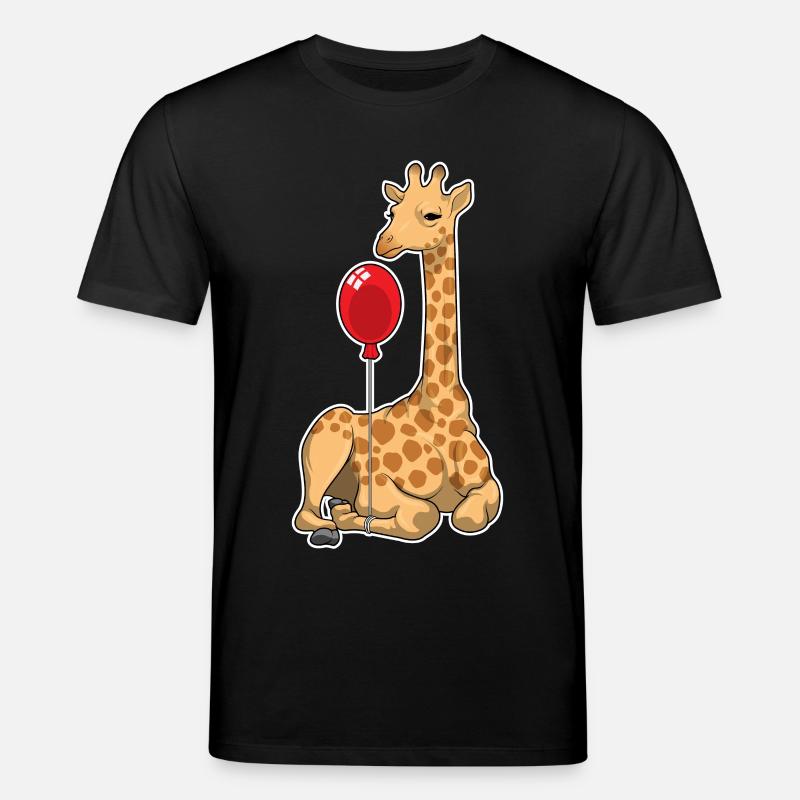 Ballon girafe - T-shirt bio CREATOR Stanley/Stella Unisexe - noir