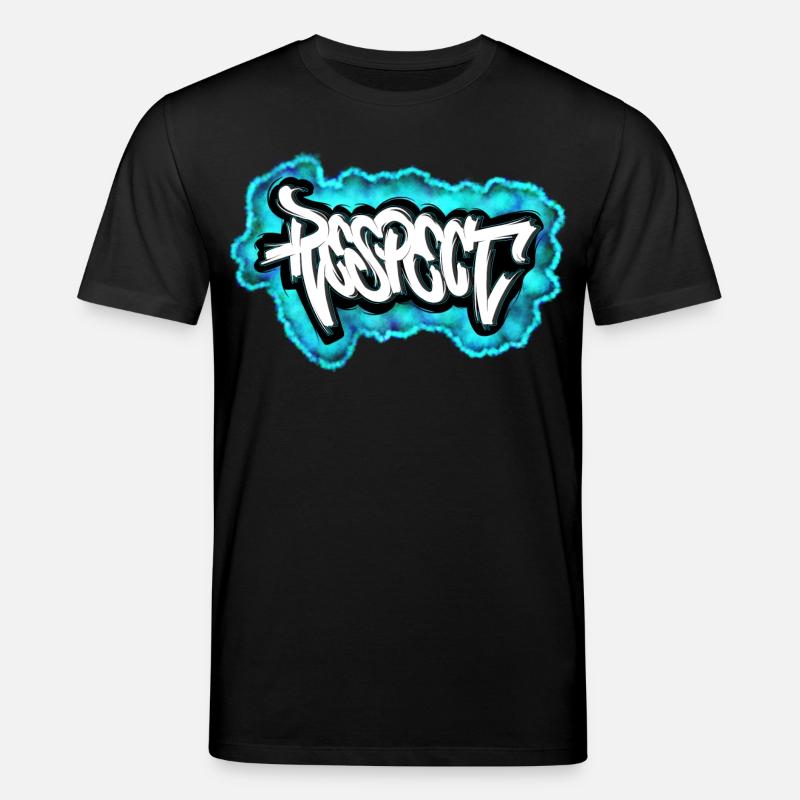 Respect Graffiti design - Stanley/Stella Unisex Bio-T-Shirt CREATOR  - Schwarz