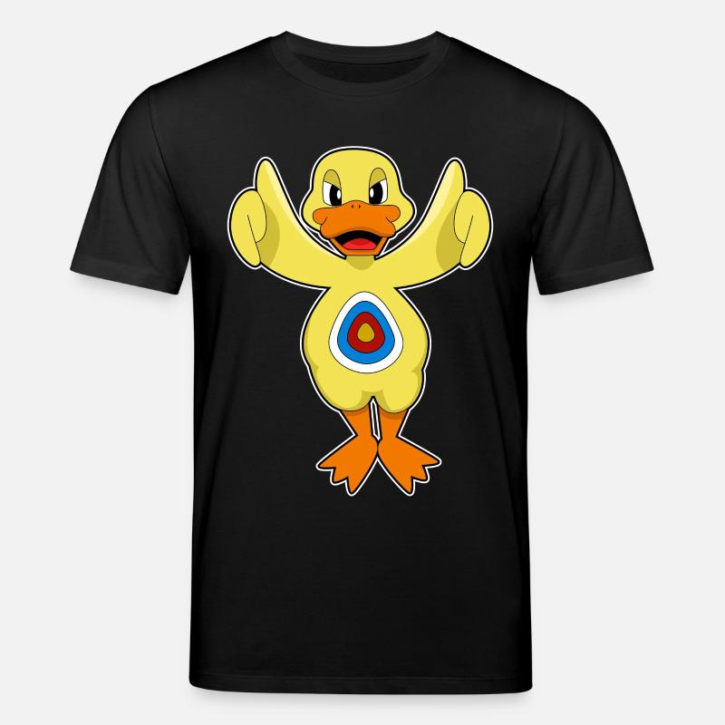 Cible de fléchettes canard - T-shirt bio CREATOR Stanley/Stella Unisexe - noir