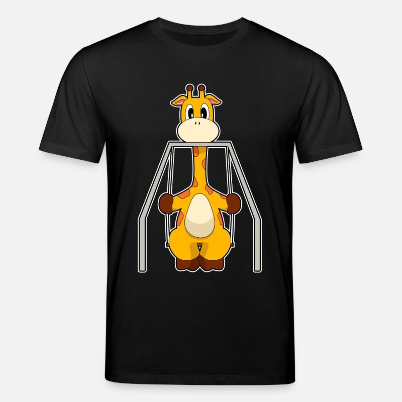Balançoire girafe - T-shirt bio CREATOR Stanley/Stella Unisexe - noir