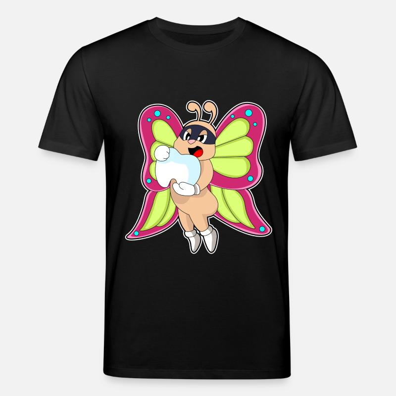 Dent de dentiste papillon - T-shirt bio CREATOR Stanley/Stella Unisexe - noir