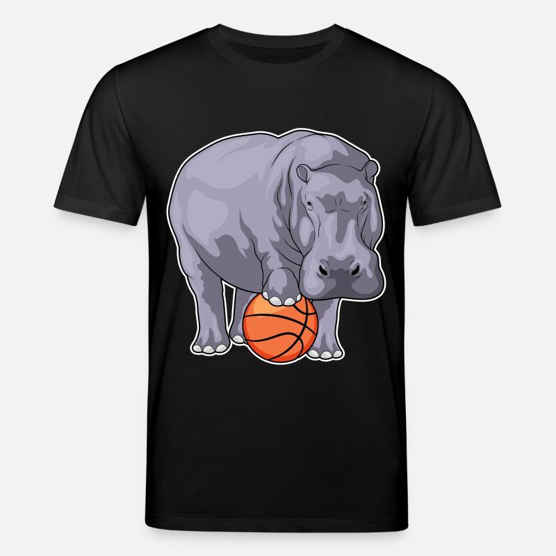 Hippo Basketteur Basketteur - T-shirt bio CREATOR Stanley/Stella Unisexe - noir
