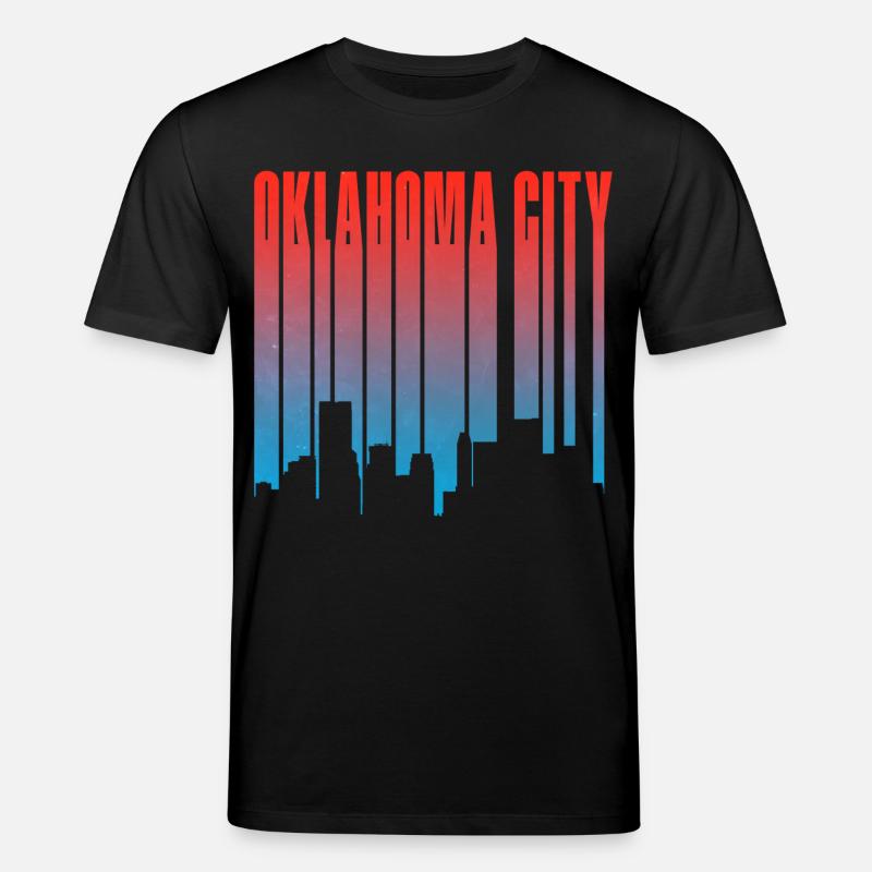 Oklahoma City Skyline Gradient - Stanley/Stella Unisex Bio-T-Shirt CREATOR - Schwarz