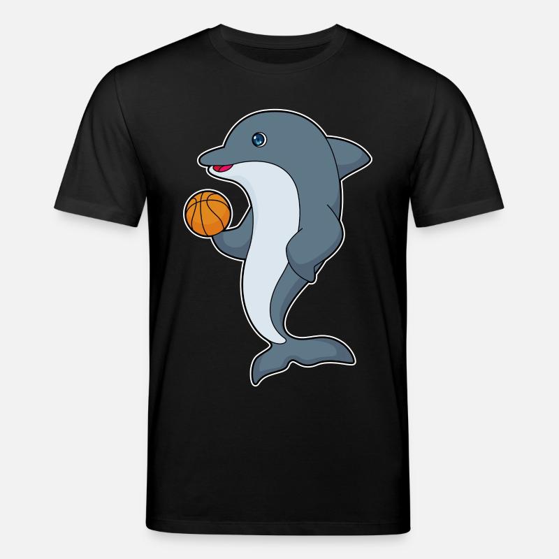 Basket-ball Dolphin - T-shirt bio CREATOR Stanley/Stella Unisexe - noir