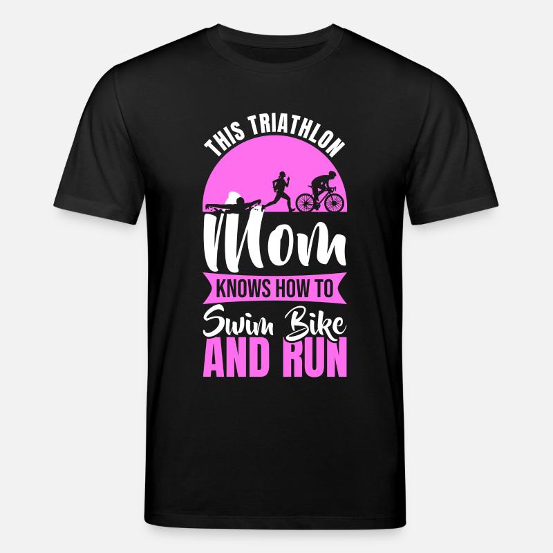 Triathlon Mutter - Stanley/Stella Unisex Bio-T-Shirt CREATOR  - Schwarz
