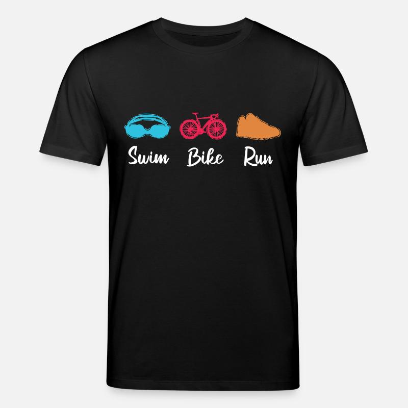 Triathlet - Stanley/Stella Unisex Bio-T-Shirt CREATOR  - Schwarz