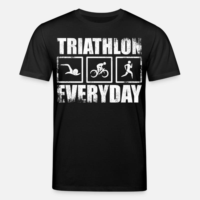 Triathlon Routine - Stanley/Stella Unisex Bio-T-Shirt CREATOR  - Schwarz