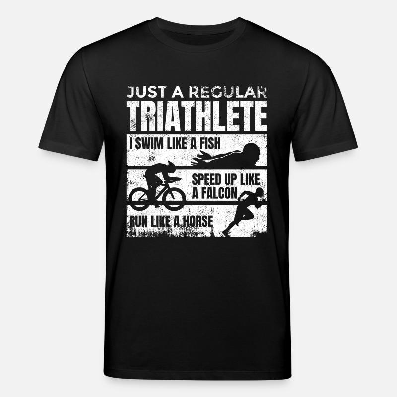 Mittelmäßiger Triathlet - Stanley/Stella Unisex Bio-T-Shirt CREATOR  - Schwarz