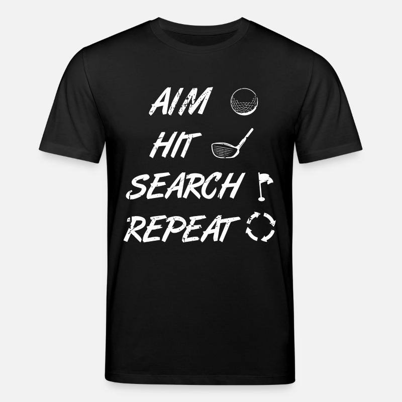 Aim Beat Search Répéter Golf - T-shirt bio CREATOR Stanley/Stella Unisexe - noir