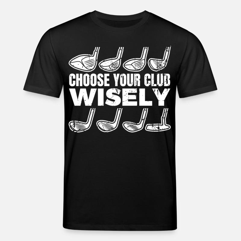 Wähle deinen Golfschläger - Stanley/Stella Unisex Bio-T-Shirt CREATOR - Schwarz