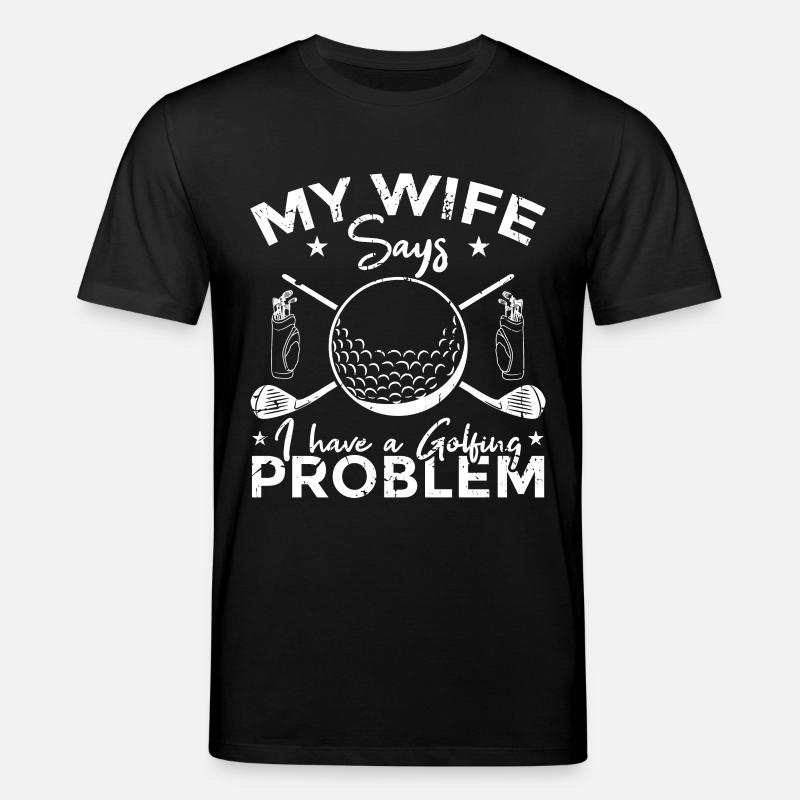 Golf Probleme - Stanley/Stella Unisex Bio-T-Shirt CREATOR - Schwarz