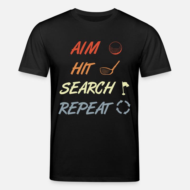 Golf Routine - T-shirt bio CREATOR Stanley/Stella Unisexe - noir