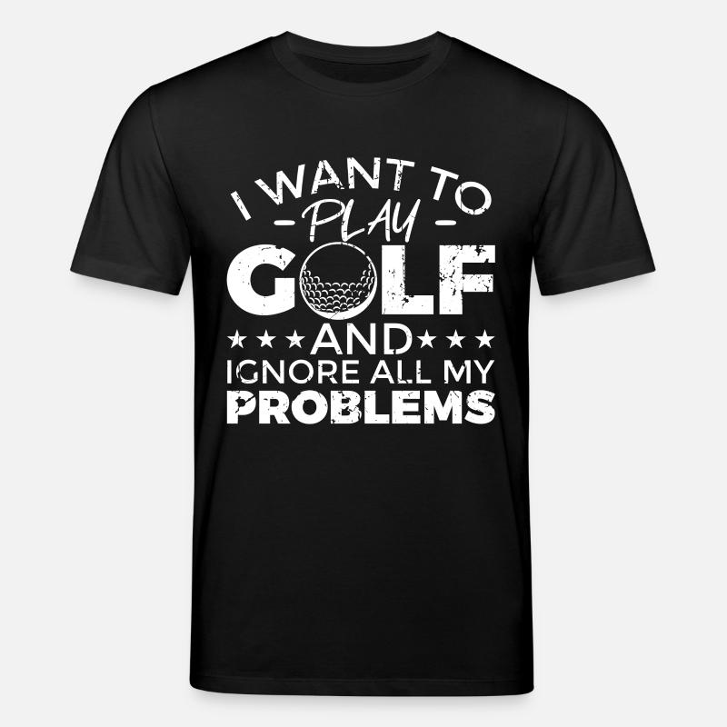 Dicton de golf cool - T-shirt bio CREATOR Stanley/Stella Unisexe - noir