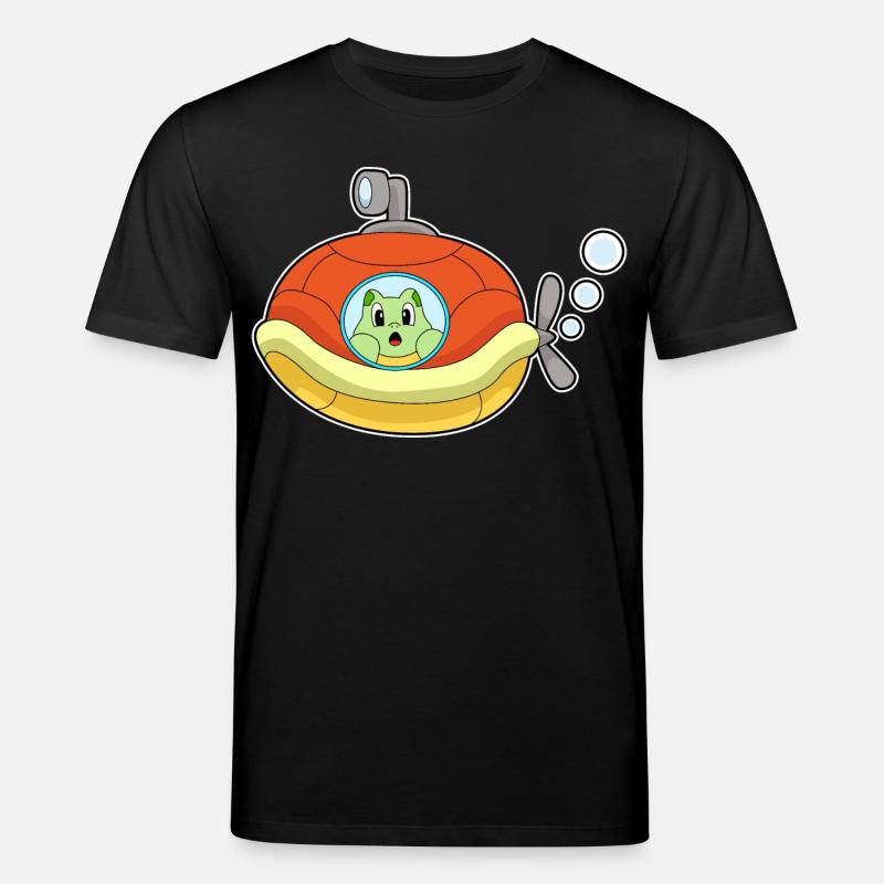Schildkröte U-Boot - Stanley/Stella Unisex Bio-T-Shirt CREATOR  - Schwarz
