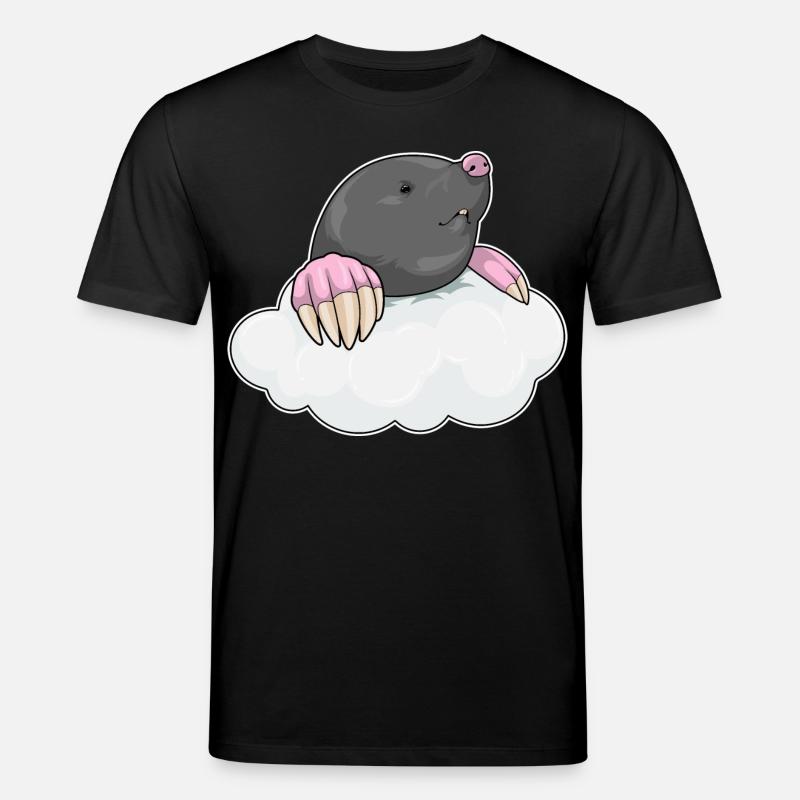 Mole clouds - Stanley/Stella CREATOR Unisex Organic T-Shirt - black