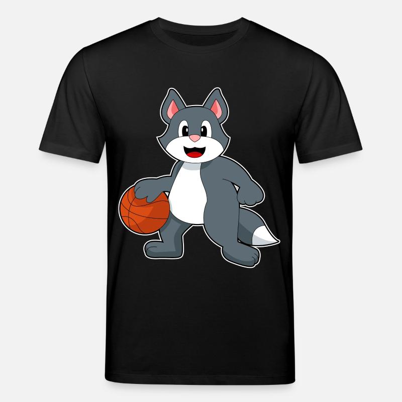 Chat Basketteur Basketteur - T-shirt bio CREATOR Stanley/Stella Unisexe - noir