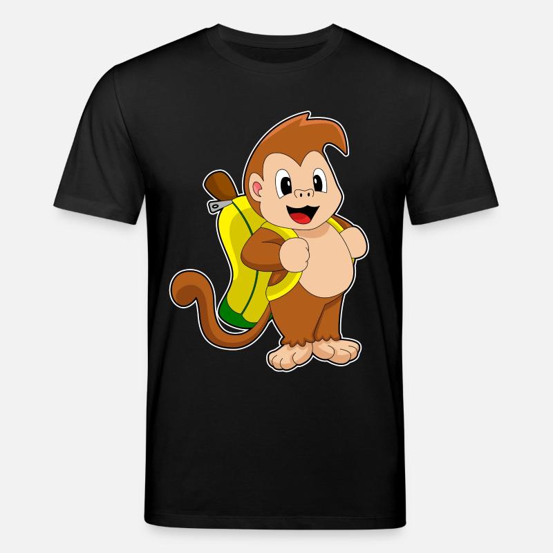 Monkey Banana - Stanley/Stella CREATOR Unisex Organic T-Shirt - black