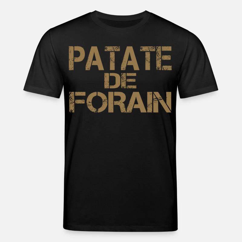 Patate forain ocre - T-shirt bio CREATOR Stanley/Stella Unisexe - noir