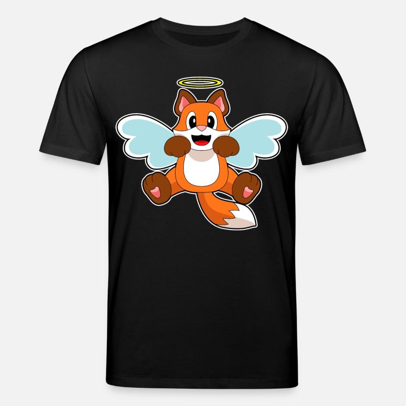 Fox Angel - T-shirt bio CREATOR Stanley/Stella Unisexe - noir