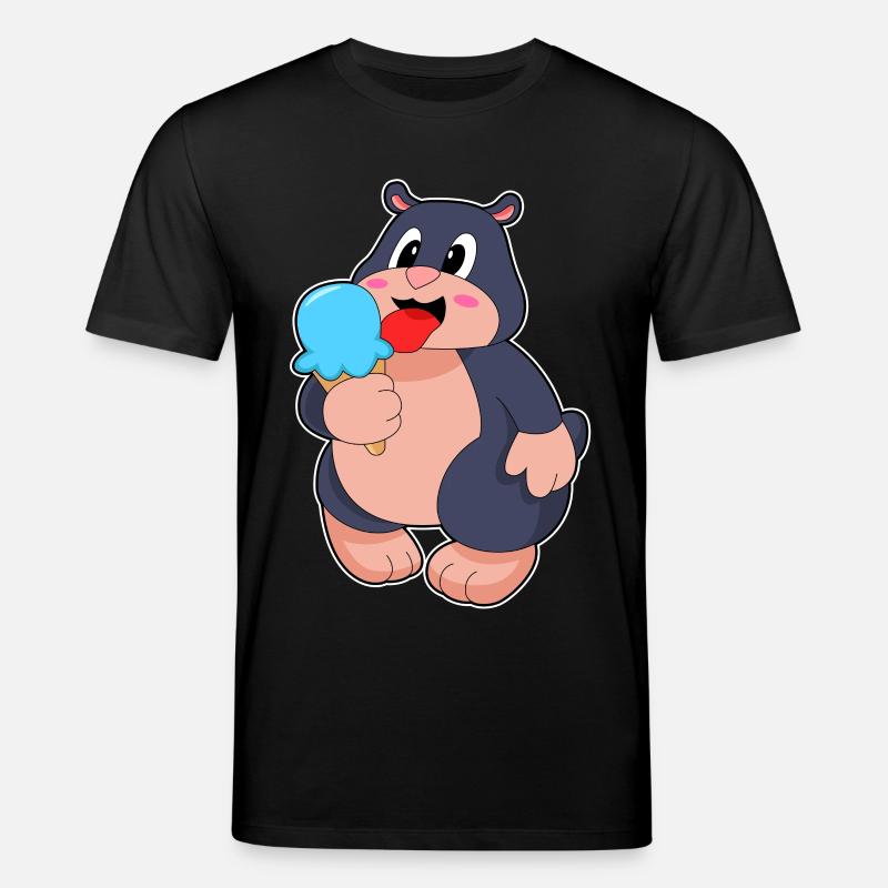 Maulwurf Waffeleis - Stanley/Stella Unisex Bio-T-Shirt CREATOR  - Schwarz