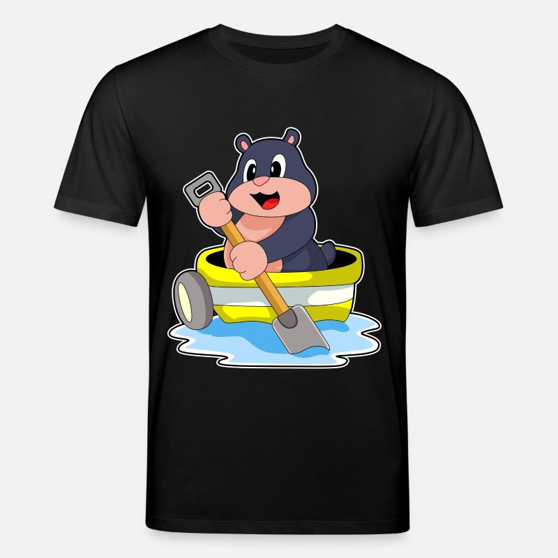 Mole Shovel Boat - T-shirt bio CREATOR Stanley/Stella Unisexe - noir