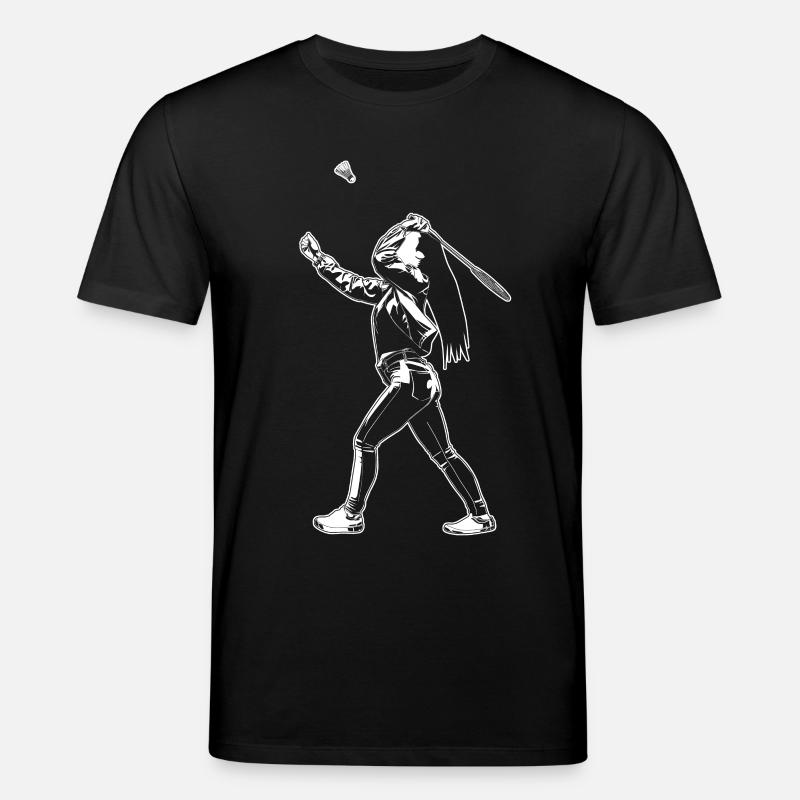 Badminton Mädchen - Stanley/Stella Unisex Bio-T-Shirt CREATOR  - Schwarz