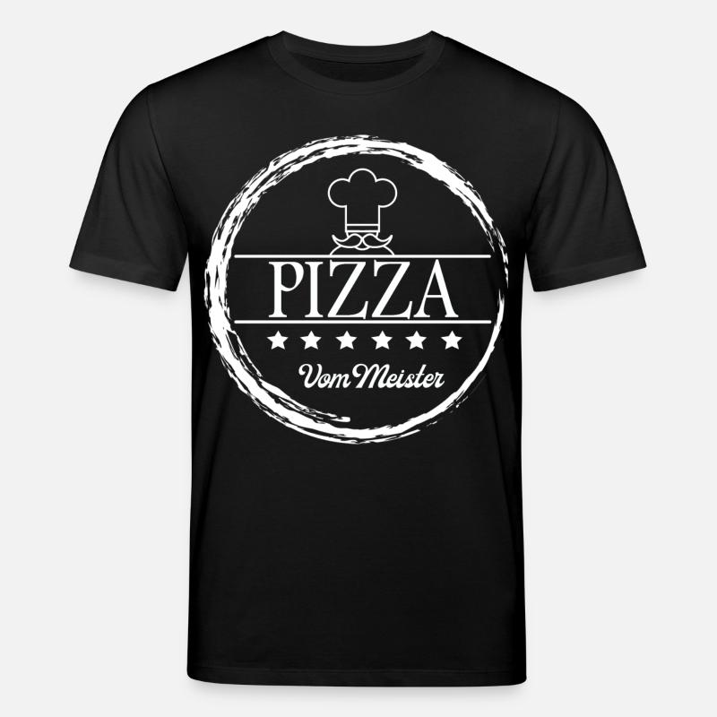 Pizza, Pizzabäcker, Meister - Stanley/Stella Unisex Bio-T-Shirt CREATOR  - Schwarz