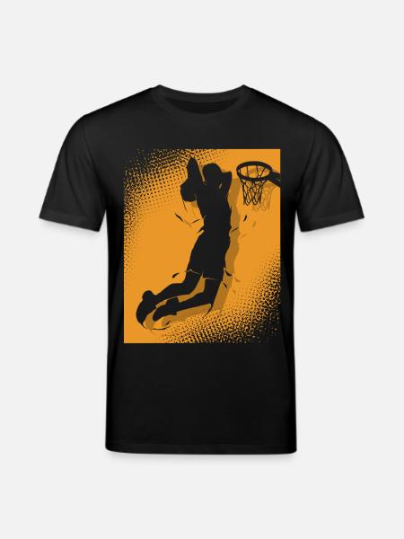 Joueurs de basket-ball - T-shirt bio CREATOR Stanley/Stella Unisexe - noir
