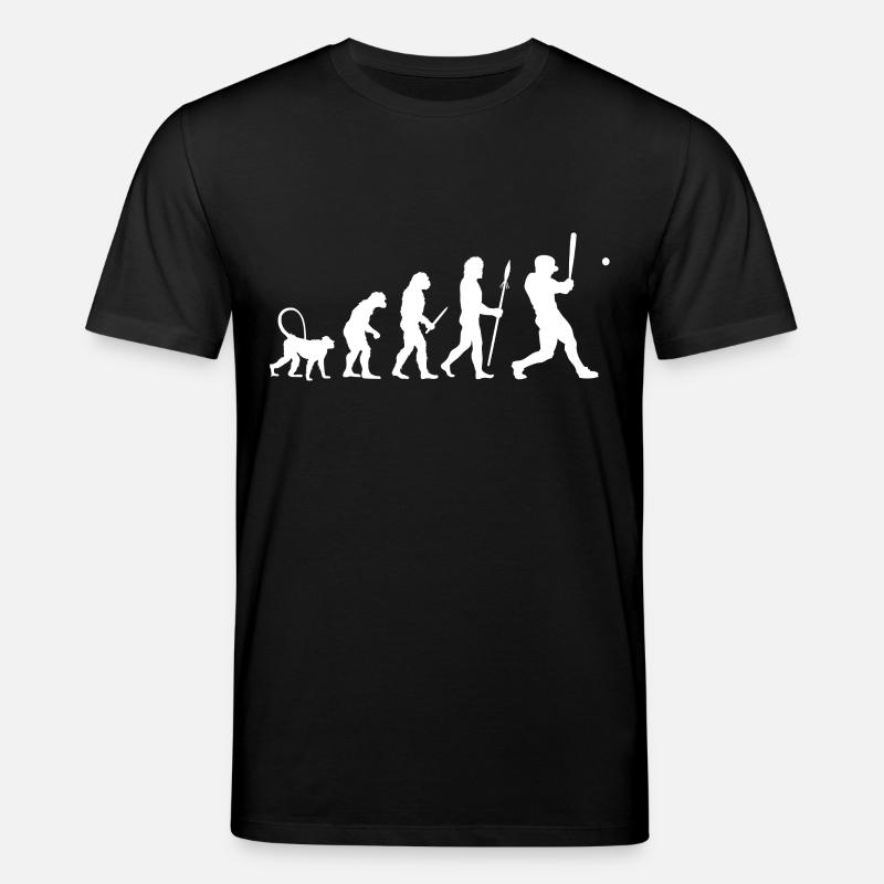 Evolution des Baseball - Stanley/Stella Unisex Bio-T-Shirt CREATOR - Schwarz
