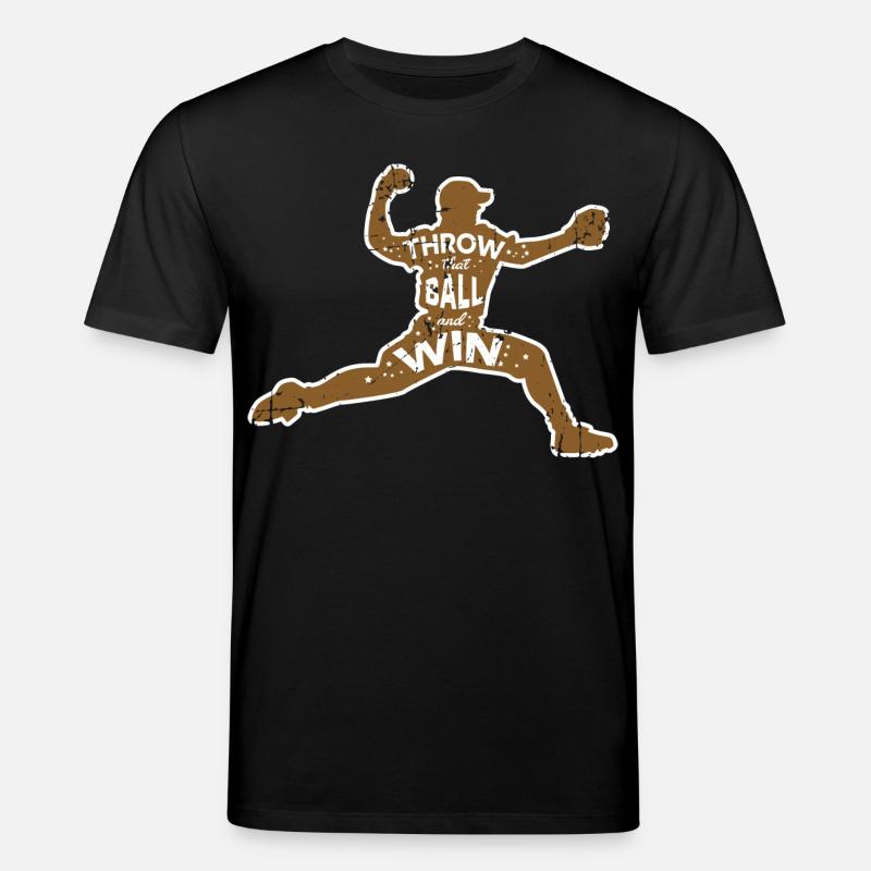 Baseball Wurf - Stanley/Stella Unisex Bio-T-Shirt CREATOR  - Schwarz