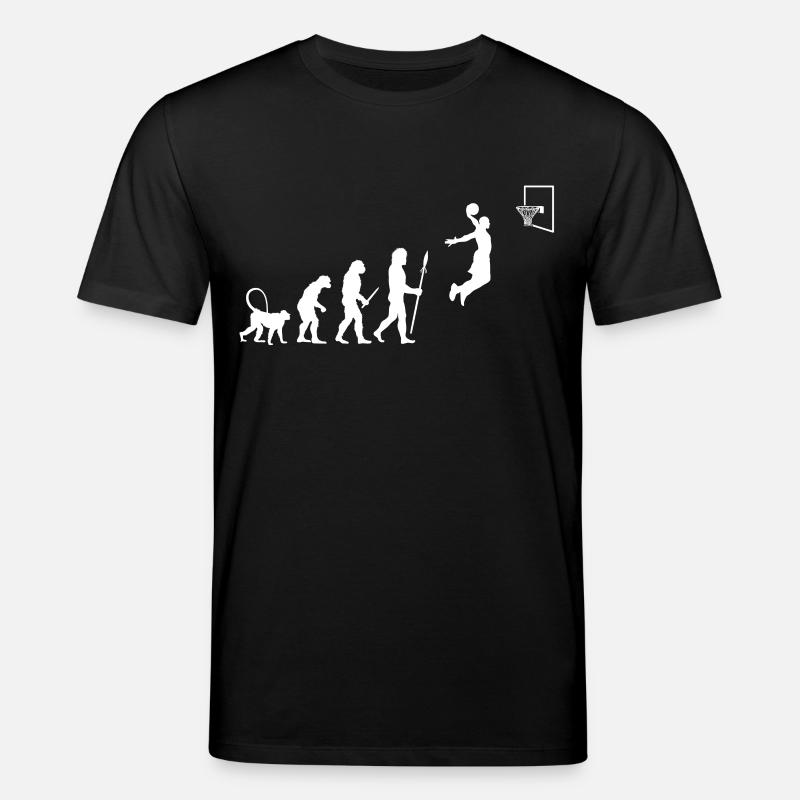 Évolution du basketball - T-shirt bio CREATOR Stanley/Stella Unisexe - noir