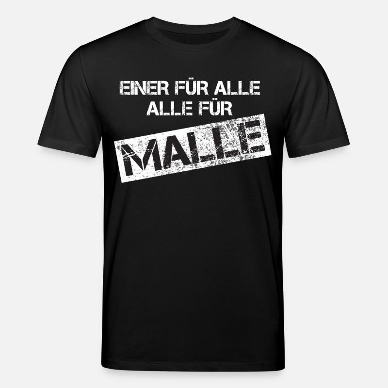 MALLE Slogan Grunge Stamp - Stanley/Stella Unisex Bio-T-Shirt CREATOR  - Schwarz
