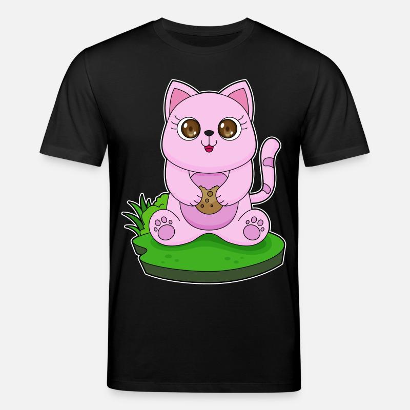 Chat Cookie - T-shirt bio CREATOR Stanley/Stella Unisexe - noir