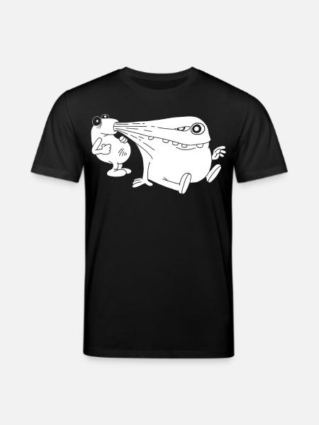 White monster energy vacuum cleaner - Stanley/Stella CREATOR Unisex Organic T-Shirt - black