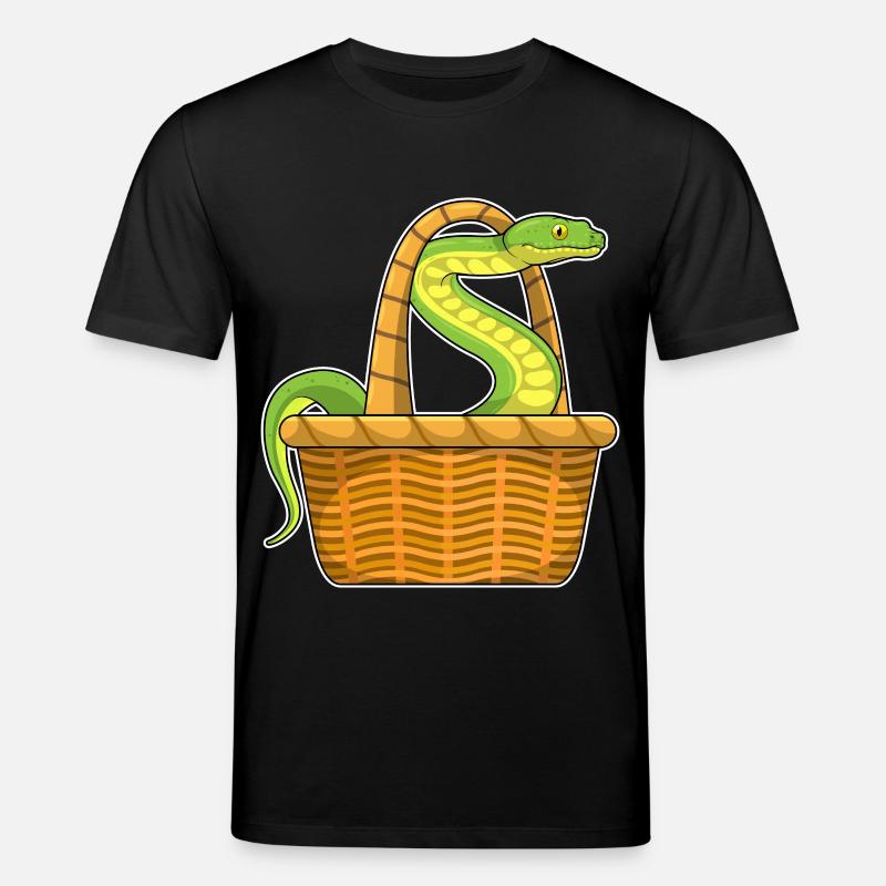 Panier serpent - T-shirt bio CREATOR Stanley/Stella Unisexe - noir