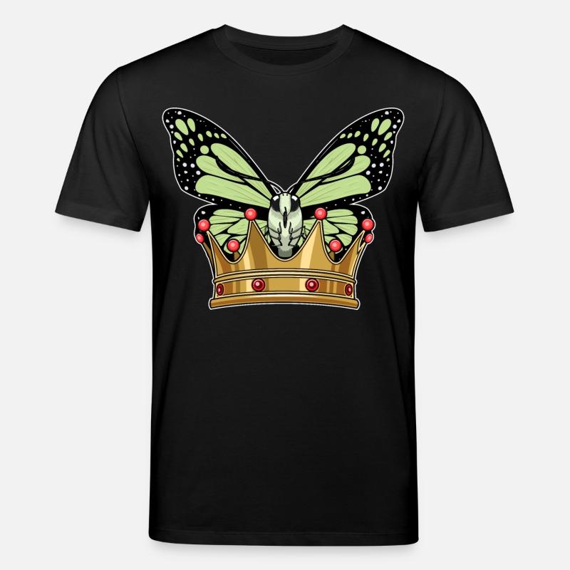 Couronne de papillon - T-shirt bio CREATOR Stanley/Stella Unisexe - noir