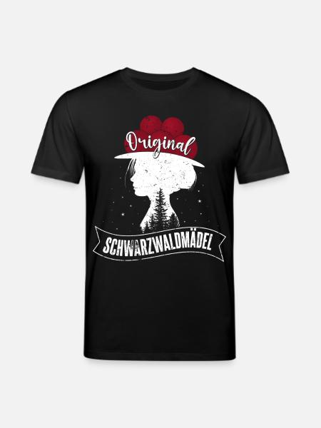 Original Schwarzwaldmädel Schwarzwald Bollenhut - Stanley/Stella Unisex Bio-T-Shirt CREATOR - Schwarz