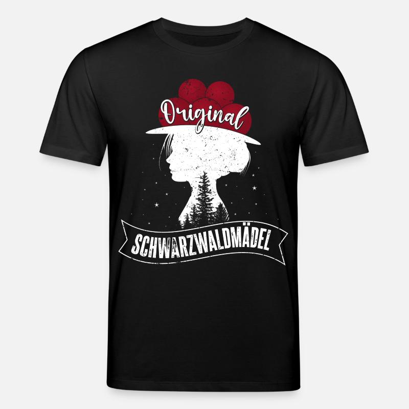 Original Schwarzwaldmädel Schwarzwald Bollenhut - Stanley/Stella Unisex Bio-T-Shirt CREATOR  - Schwarz