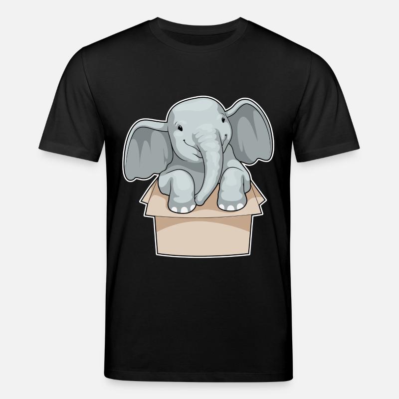 Boîte à éléphants - T-shirt bio CREATOR Stanley/Stella Unisexe - noir