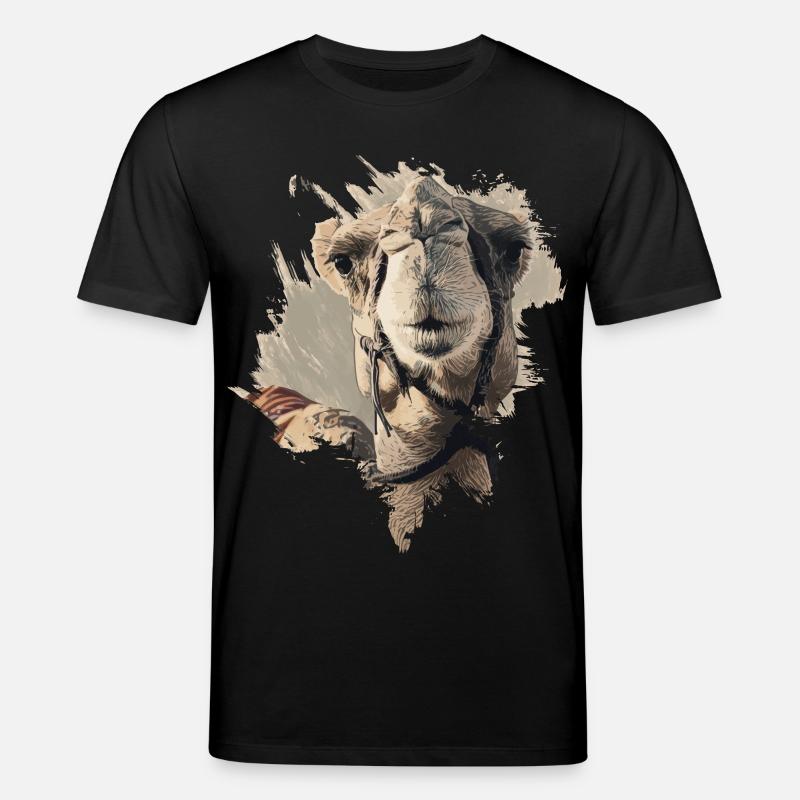 Kamelkopf Kamel - Stanley/Stella Unisex Bio-T-Shirt CREATOR  - Schwarz