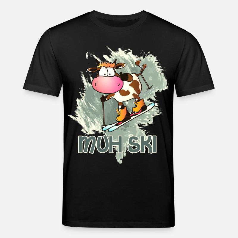 Muh Ski - Stanley/Stella Unisex Bio-T-Shirt CREATOR  - Schwarz