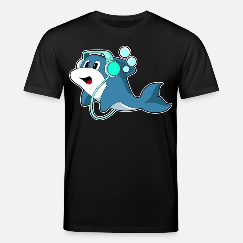 Musique casque Delfin - T-shirt bio CREATOR Stanley/Stella Unisexe - noir