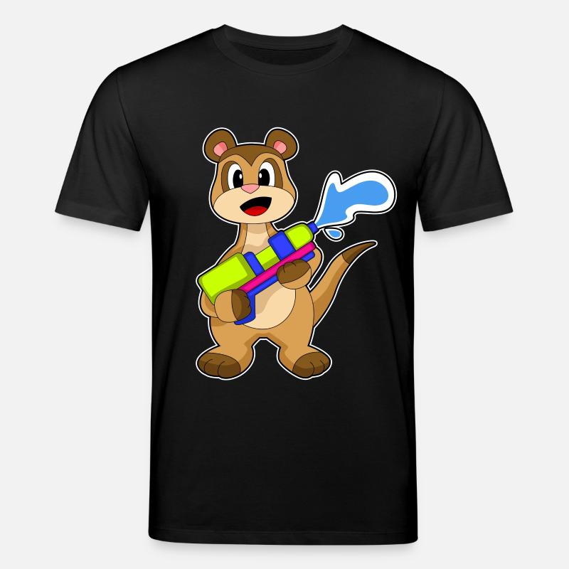 Pistolet à eau suricate - T-shirt bio CREATOR Stanley/Stella Unisexe - noir