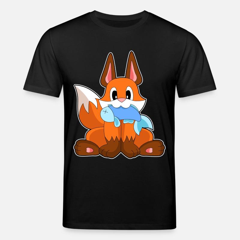 Poisson-renard - T-shirt bio CREATOR Stanley/Stella Unisexe - noir