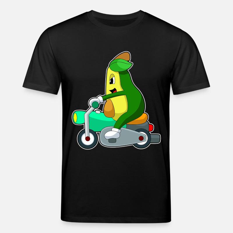 Avocado Motorrad - Stanley/Stella Unisex Bio-T-Shirt CREATOR  - Schwarz