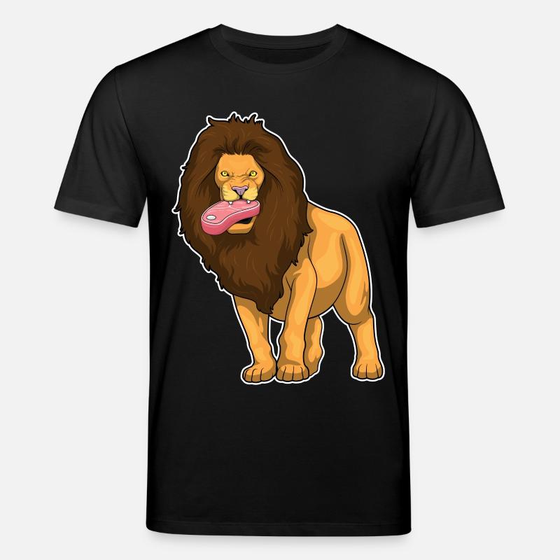 Löwe Fleisch - Stanley/Stella Unisex Bio-T-Shirt CREATOR  - Schwarz