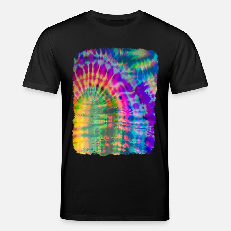 Tie Dye Batik - T-shirt bio CREATOR Stanley/Stella Unisexe - noir