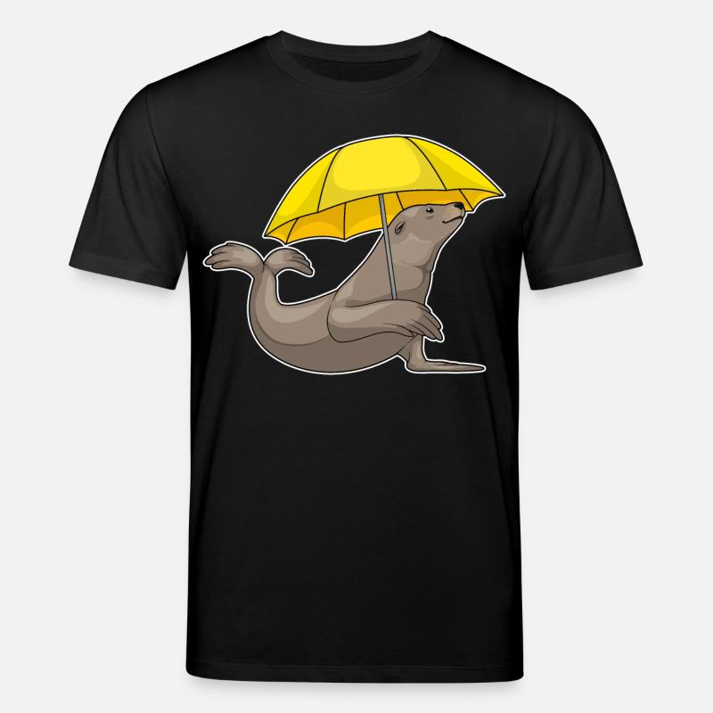 Parapluie de phoque - T-shirt bio CREATOR Stanley/Stella Unisexe - noir
